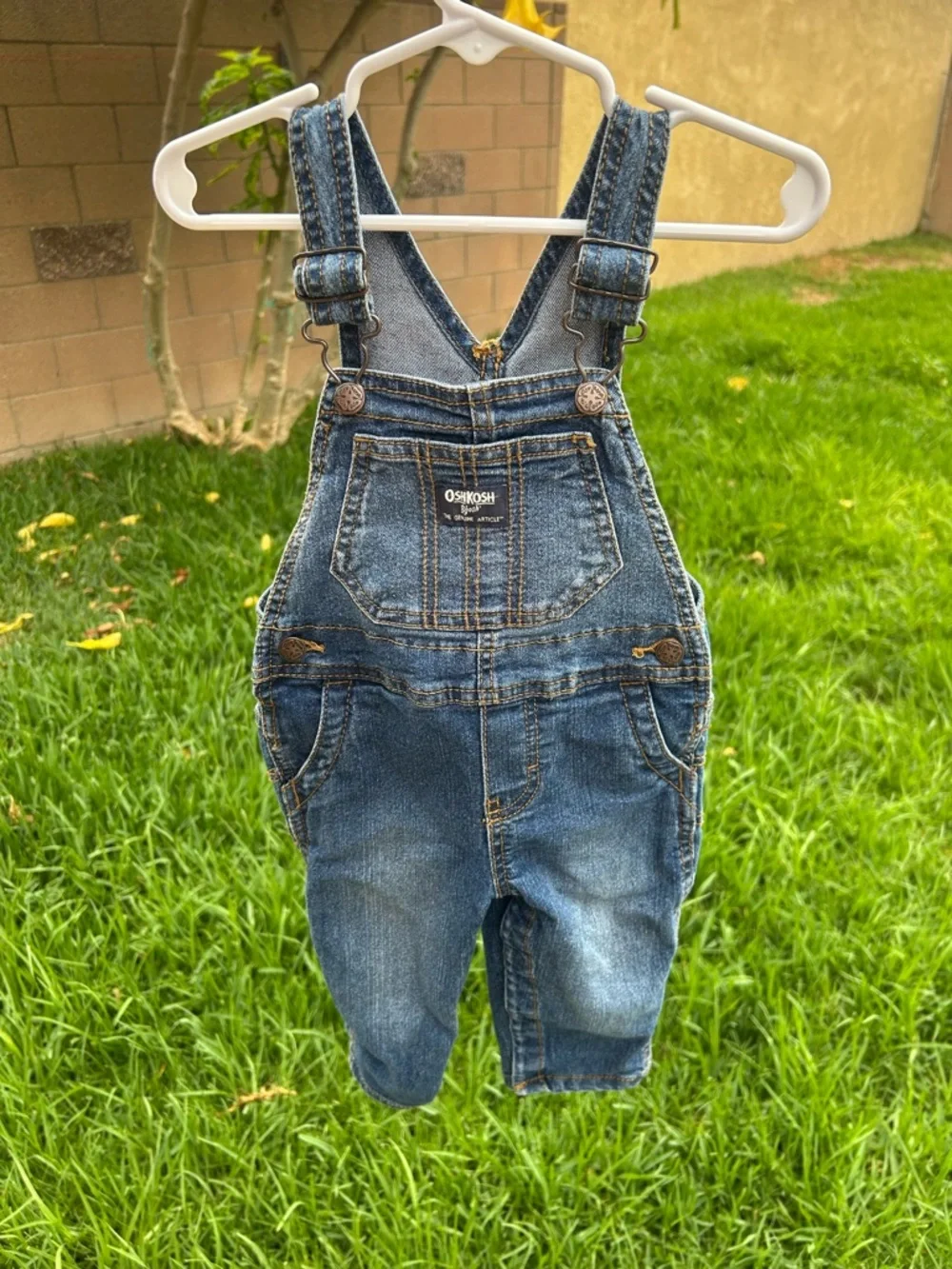 OshKosh B'gosh Classic Blue Denim Overalls for Kids